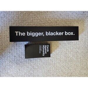 Cards Against Humanity + The Bigger Blacker Box with Cards & Expansion Packs